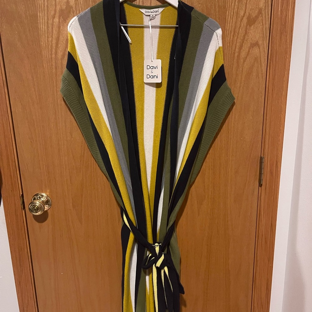 Davey and Danny long sweater with a belt